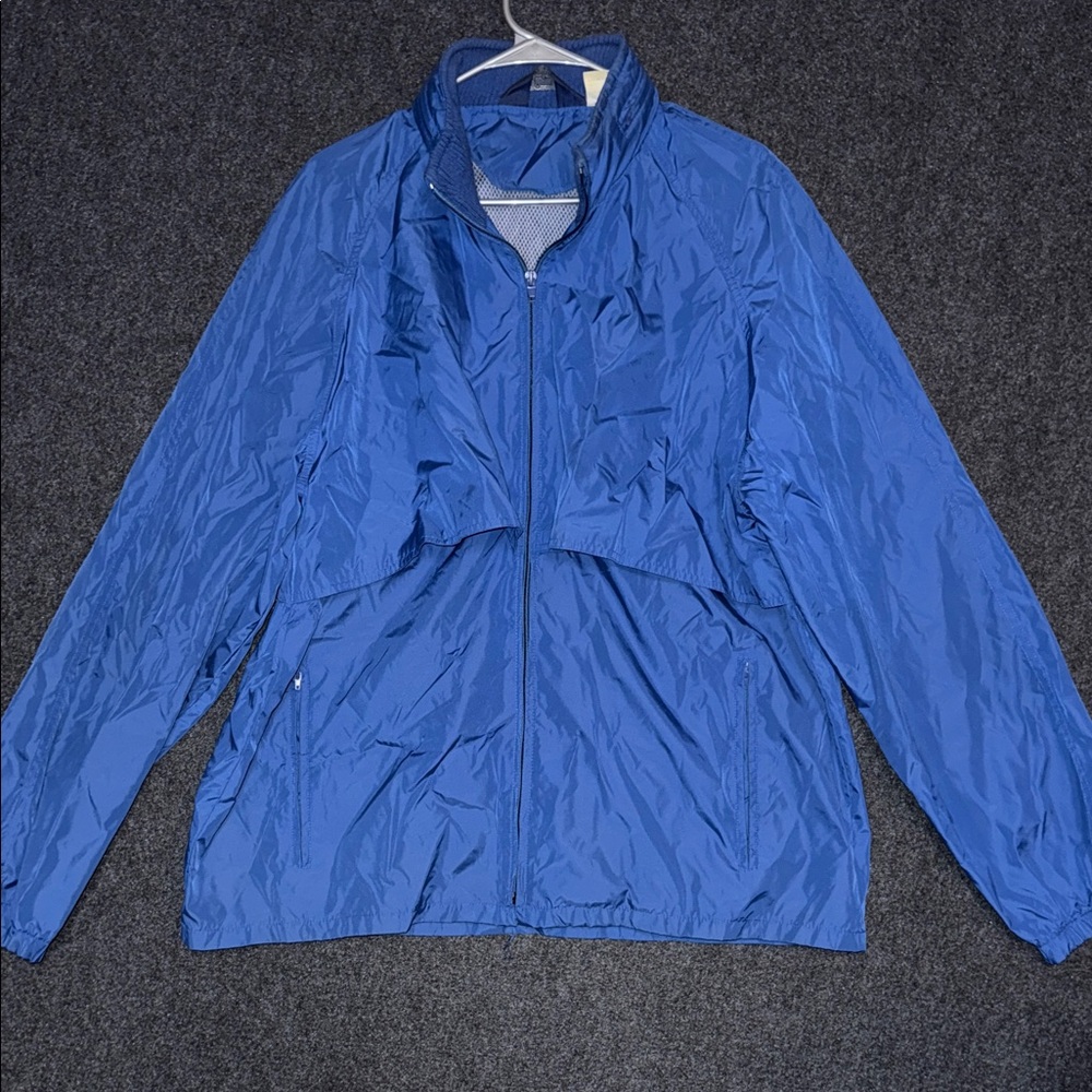 Vintage Woolrich Royal‎ Blue Windbreaker Large